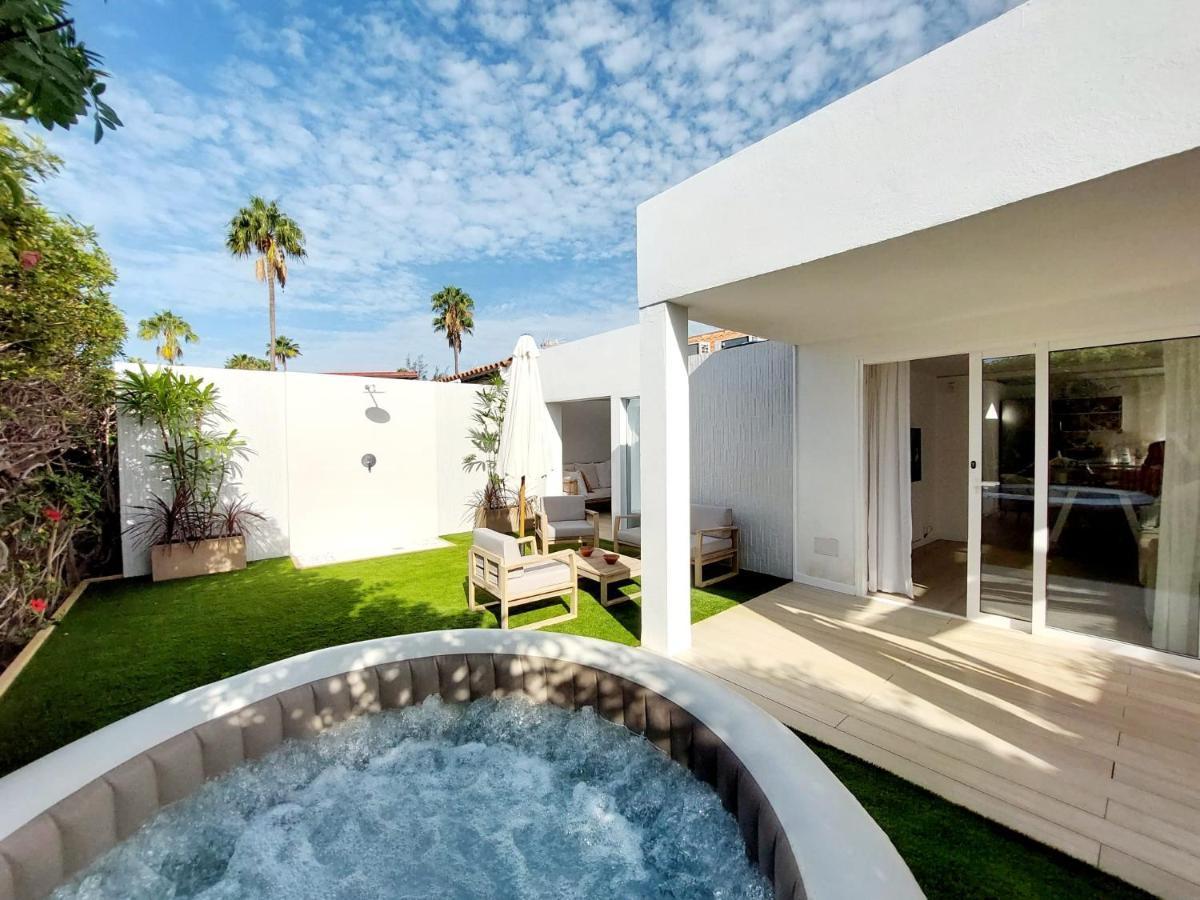 Bungalow De Diseno Hidromasajes Terraza Y Piscina. San Bartolomé Ngoại thất bức ảnh