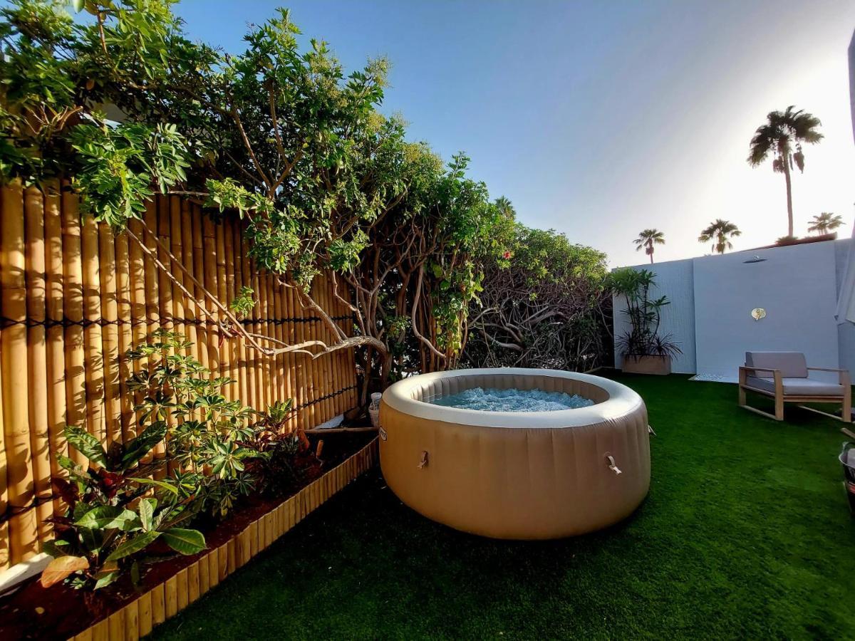 Bungalow De Diseno Hidromasajes Terraza Y Piscina. San Bartolomé Ngoại thất bức ảnh