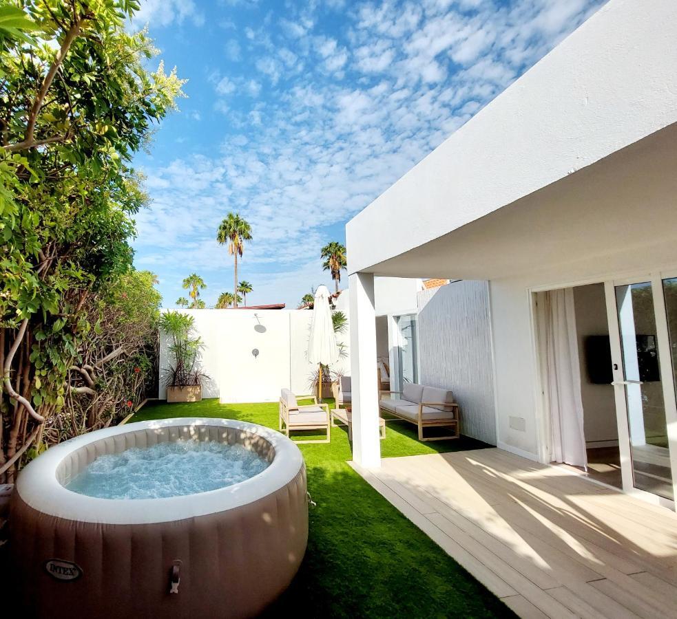 Bungalow De Diseno Hidromasajes Terraza Y Piscina. San Bartolomé Ngoại thất bức ảnh